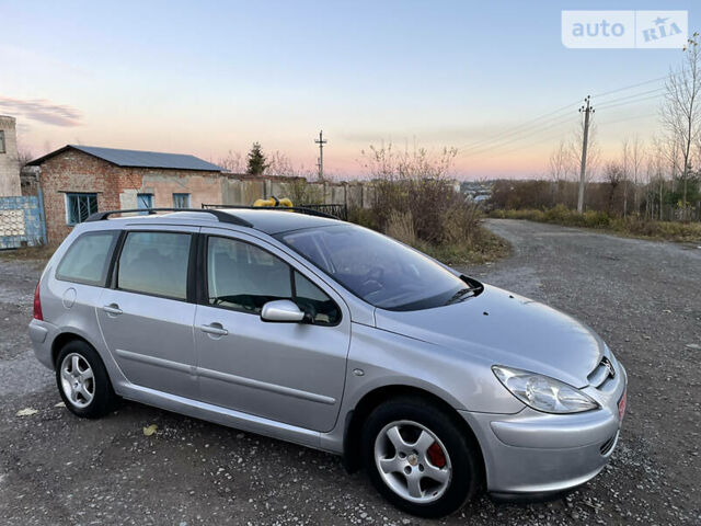 Сірий Пежо 307, об'ємом двигуна 1.6 л та пробігом 163 тис. км за 4480 $, фото 1 на Automoto.ua