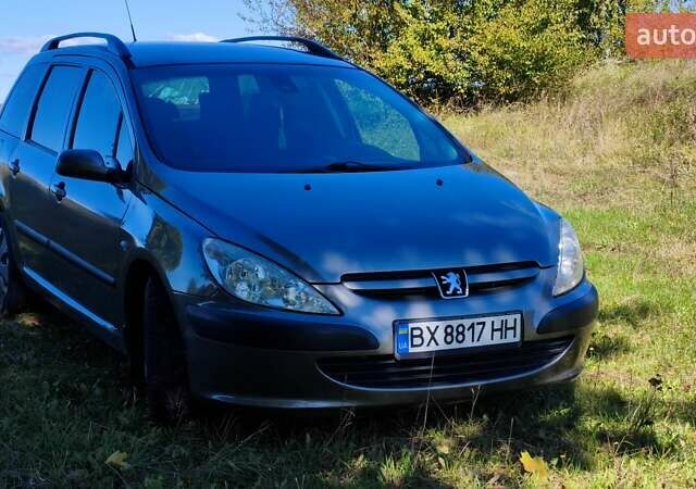 Сірий Пежо 307, об'ємом двигуна 1.6 л та пробігом 360 тис. км за 2998 $, фото 1 на Automoto.ua