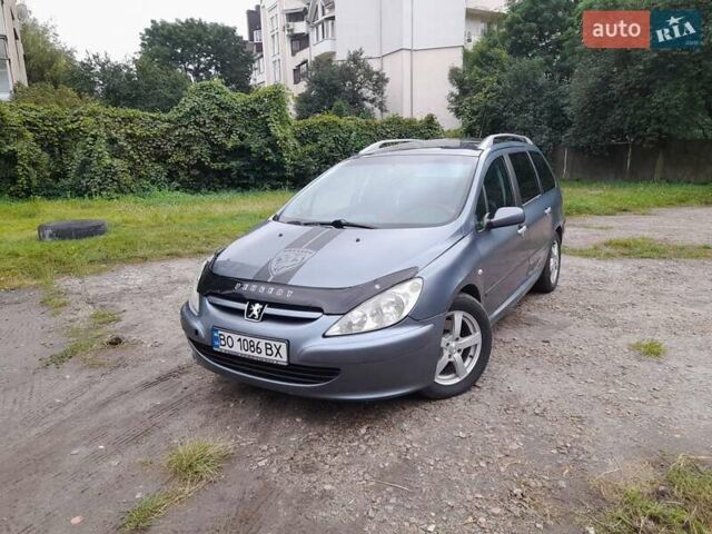 Серый Пежо 307, объемом двигателя 2 л и пробегом 315 тыс. км за 4000 $, фото 1 на Automoto.ua