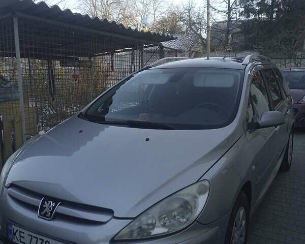 Серый Пежо 307, объемом двигателя 1.56 л и пробегом 265 тыс. км за 4200 $, фото 1 на Automoto.ua