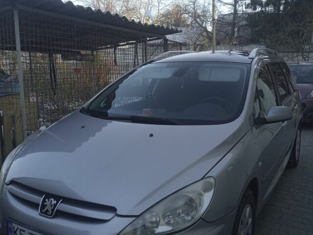 Серый Пежо 307, объемом двигателя 1.6 л и пробегом 225 тыс. км за 4200 $, фото 1 на Automoto.ua