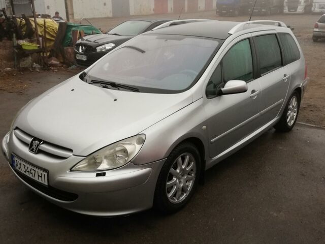 Серый Пежо 307, объемом двигателя 2 л и пробегом 250 тыс. км за 5500 $, фото 1 на Automoto.ua