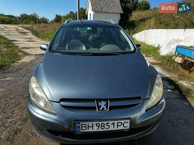 Серый Пежо 307, объемом двигателя 2 л и пробегом 325 тыс. км за 3500 $, фото 1 на Automoto.ua