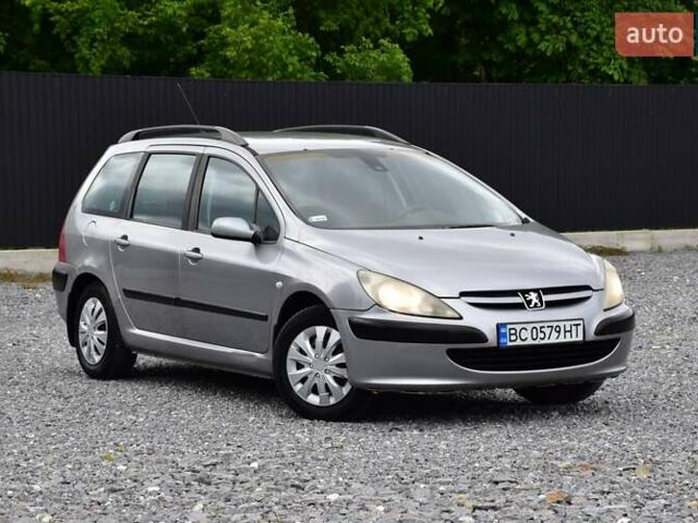 Серый Пежо 307, объемом двигателя 2 л и пробегом 311 тыс. км за 3400 $, фото 1 на Automoto.ua