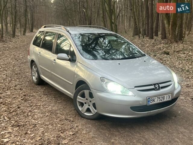 Серый Пежо 307, объемом двигателя 1.56 л и пробегом 351 тыс. км за 3456 $, фото 1 на Automoto.ua