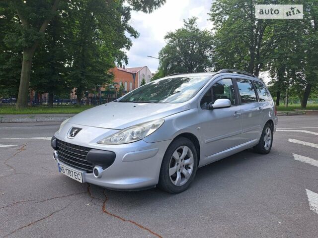 Серый Пежо 307, объемом двигателя 2 л и пробегом 320 тыс. км за 4200 $, фото 1 на Automoto.ua