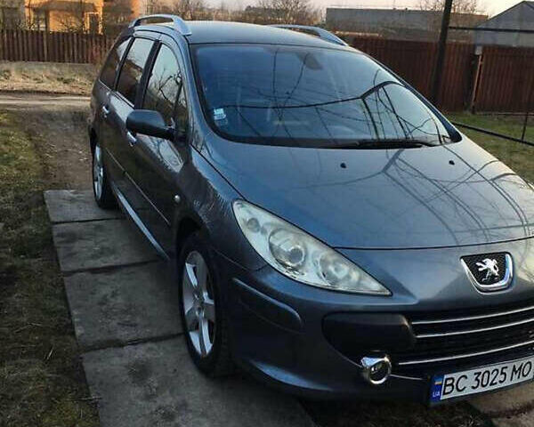 Сірий Пежо 307, об'ємом двигуна 1.6 л та пробігом 270 тис. км за 5000 $, фото 1 на Automoto.ua