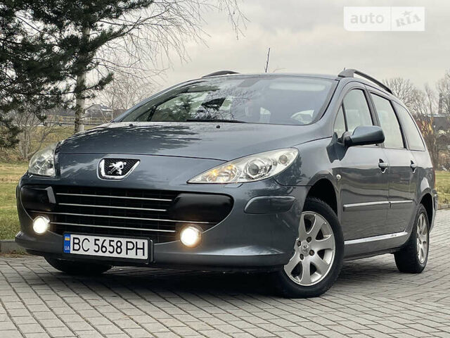 Сірий Пежо 307, об'ємом двигуна 1.6 л та пробігом 108 тис. км за 4499 $, фото 1 на Automoto.ua