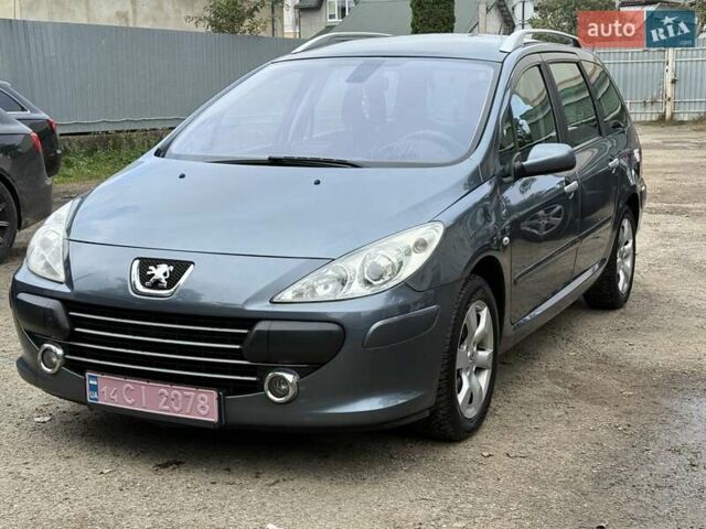 Серый Пежо 307, объемом двигателя 1.6 л и пробегом 232 тыс. км за 4900 $, фото 1 на Automoto.ua
