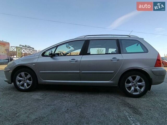 Сірий Пежо 307, об'ємом двигуна 2 л та пробігом 127 тис. км за 5500 $, фото 1 на Automoto.ua