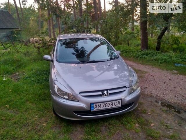 Серый Пежо 307, объемом двигателя 2 л и пробегом 205 тыс. км за 5800 $, фото 1 на Automoto.ua