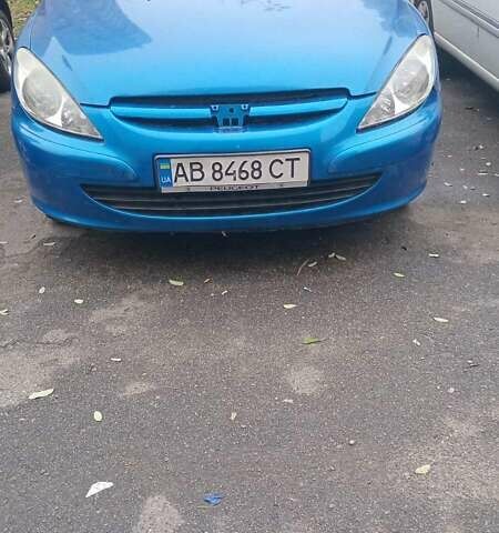 Синій Пежо 307, об'ємом двигуна 2 л та пробігом 428 тис. км за 1800 $, фото 1 на Automoto.ua