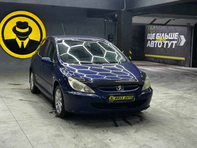 Синий Пежо 307, объемом двигателя 2 л и пробегом 260 тыс. км за 3900 $, фото 1 на Automoto.ua
