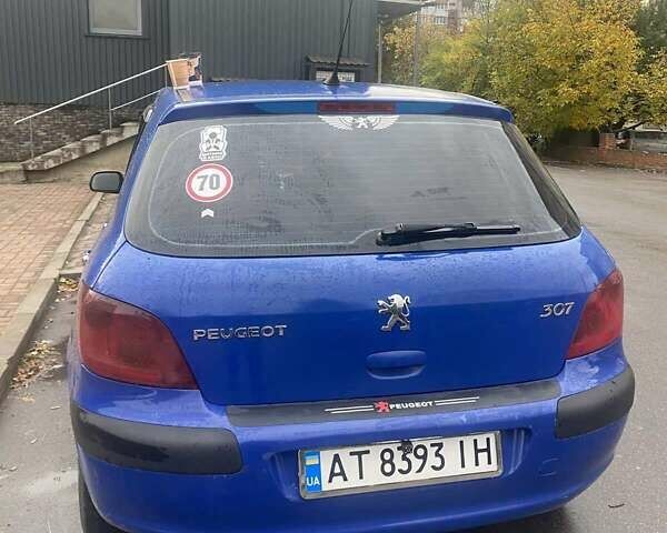 Синій Пежо 307, об'ємом двигуна 1.59 л та пробігом 370 тис. км за 3700 $, фото 1 на Automoto.ua