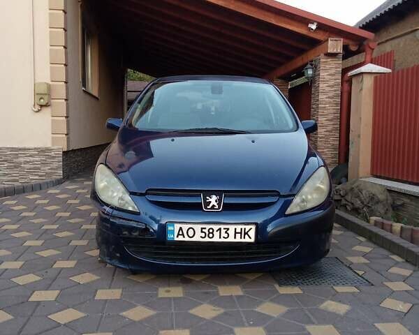 Синій Пежо 307, об'ємом двигуна 2 л та пробігом 347 тис. км за 999 $, фото 1 на Automoto.ua