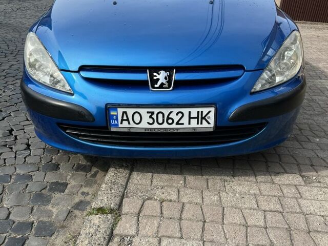 Синий Пежо 307, объемом двигателя 1.4 л и пробегом 360 тыс. км за 3900 $, фото 1 на Automoto.ua