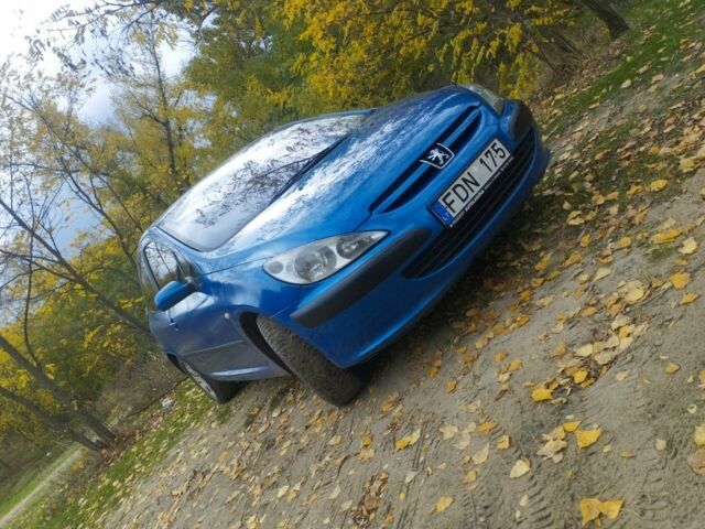 Синий Пежо 307, объемом двигателя 2 л и пробегом 290 тыс. км за 1900 $, фото 1 на Automoto.ua