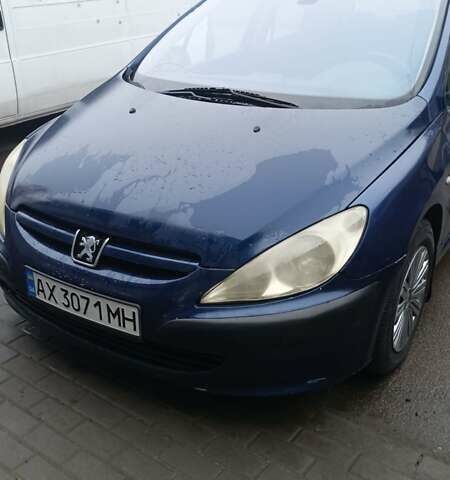 Синий Пежо 307, объемом двигателя 2 л и пробегом 432 тыс. км за 2800 $, фото 1 на Automoto.ua