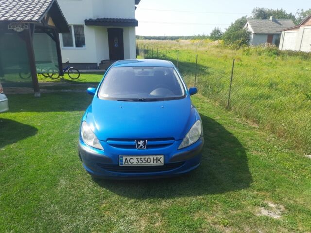 Синій Пежо 307, об'ємом двигуна 1.6 л та пробігом 330 тис. км за 3300 $, фото 1 на Automoto.ua