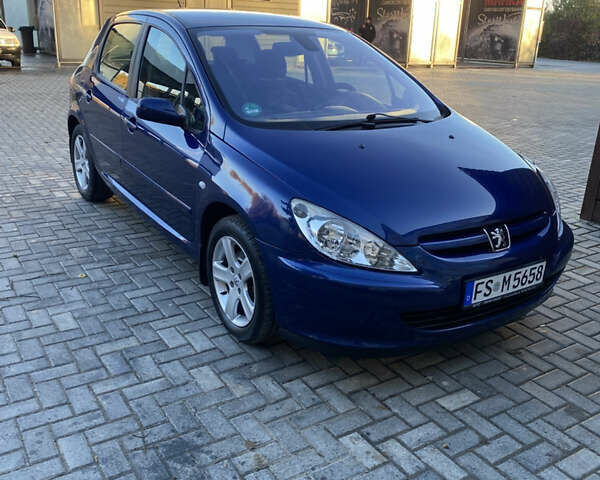Синій Пежо 307, об'ємом двигуна 1.6 л та пробігом 192 тис. км за 4600 $, фото 1 на Automoto.ua