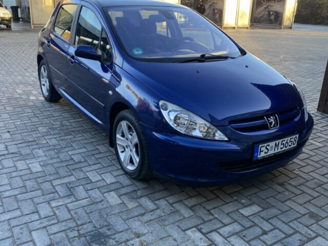 Синий Пежо 307, объемом двигателя 1.6 л и пробегом 192 тыс. км за 4450 $, фото 1 на Automoto.ua