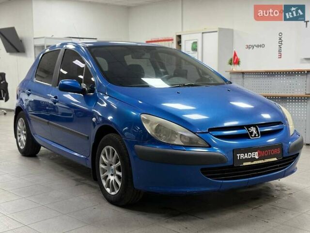 Синій Пежо 307, об'ємом двигуна 1.6 л та пробігом 266 тис. км за 3490 $, фото 1 на Automoto.ua