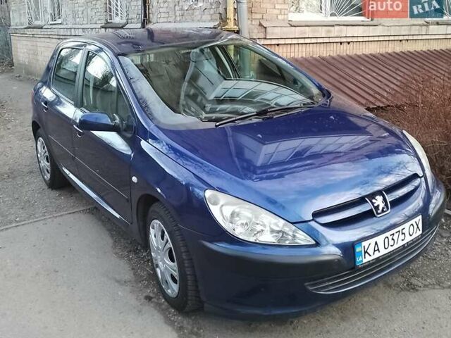 Синий Пежо 307, объемом двигателя 1.6 л и пробегом 175 тыс. км за 4150 $, фото 1 на Automoto.ua