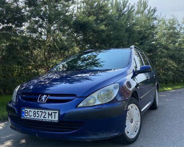 Синій Пежо 307, об'ємом двигуна 1.59 л та пробігом 360 тис. км за 2600 $, фото 1 на Automoto.ua
