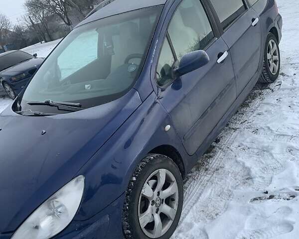 Синій Пежо 307, об'ємом двигуна 2 л та пробігом 460 тис. км за 3600 $, фото 1 на Automoto.ua