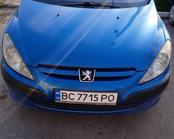 Синий Пежо 307, объемом двигателя 1.4 л и пробегом 261 тыс. км за 3600 $, фото 1 на Automoto.ua