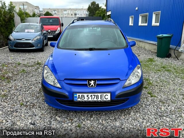 Синий Пежо 307, объемом двигателя 1.6 л и пробегом 350 тыс. км за 2700 $, фото 1 на Automoto.ua