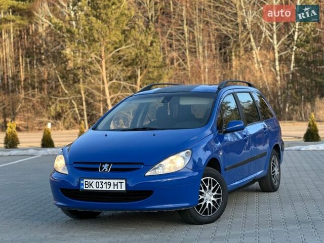 Синій Пежо 307, об'ємом двигуна 1.59 л та пробігом 404 тис. км за 1950 $, фото 1 на Automoto.ua