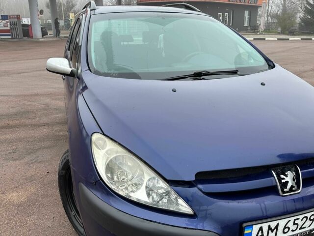 Синій Пежо 307, об'ємом двигуна 2 л та пробігом 538 тис. км за 2250 $, фото 1 на Automoto.ua