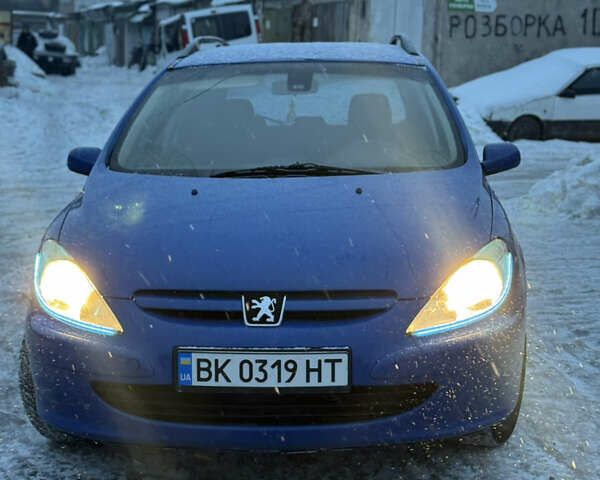 Синій Пежо 307, об'ємом двигуна 1.62 л та пробігом 402 тис. км за 1800 $, фото 1 на Automoto.ua