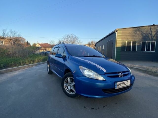 Синій Пежо 307, об'ємом двигуна 2 л та пробігом 300 тис. км за 2900 $, фото 1 на Automoto.ua