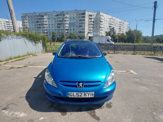 Синій Пежо 307, об'ємом двигуна 2 л та пробігом 200 тис. км за 1549 $, фото 1 на Automoto.ua