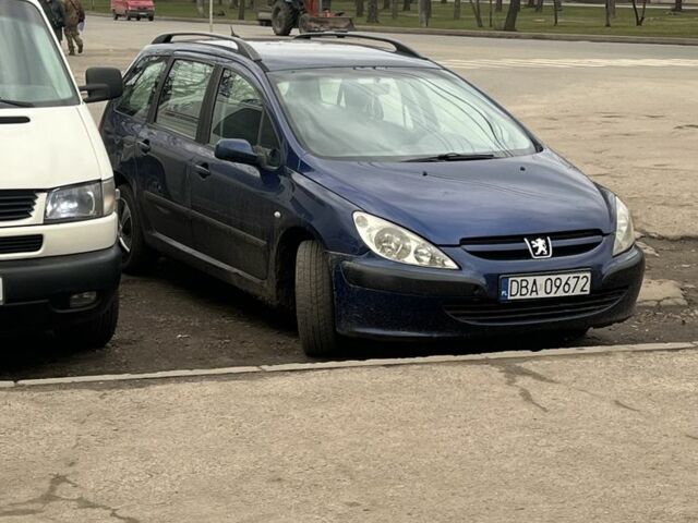 Синий Пежо 307, объемом двигателя 1.6 л и пробегом 208 тыс. км за 2000 $, фото 1 на Automoto.ua
