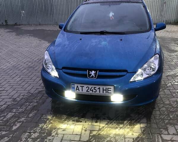 Синій Пежо 307, об'ємом двигуна 1.6 л та пробігом 320 тис. км за 4300 $, фото 1 на Automoto.ua