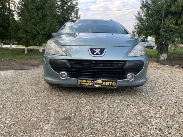 Синий Пежо 307, объемом двигателя 2 л и пробегом 234 тыс. км за 4850 $, фото 1 на Automoto.ua