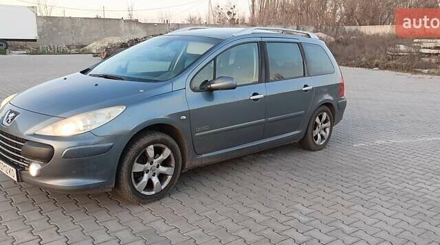 Синій Пежо 307, об'ємом двигуна 1.6 л та пробігом 252 тис. км за 5199 $, фото 1 на Automoto.ua