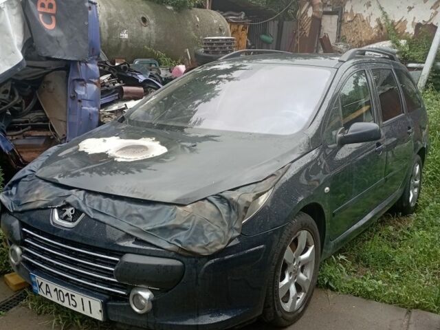 Пежо 307 2007 в Броварах на Automoto.ua Синий Пежо 307, объемом двигателя 2 л и пробегом 300 тыс. км за 1200 $, фото 1 на Automoto.ua