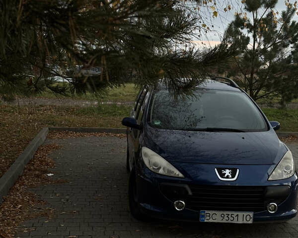 Синій Пежо 307, об'ємом двигуна 1.59 л та пробігом 361 тис. км за 3500 $, фото 1 на Automoto.ua