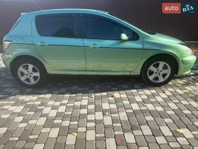 Зелений Пежо 307, об'ємом двигуна 2 л та пробігом 224 тис. км за 3400 $, фото 1 на Automoto.ua