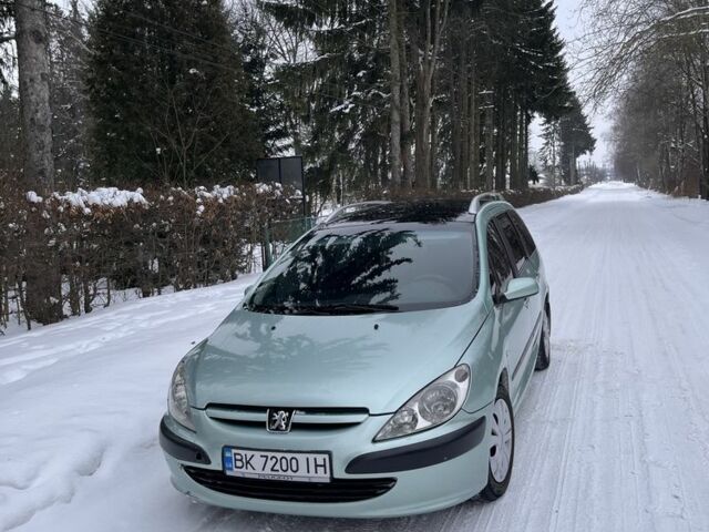 Зелений Пежо 307, об'ємом двигуна 2 л та пробігом 287 тис. км за 3500 $, фото 1 на Automoto.ua