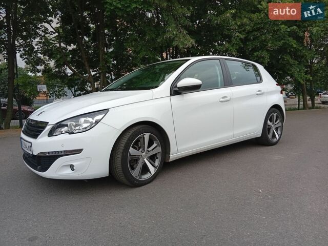 Білий Пежо 308, об'ємом двигуна 1.56 л та пробігом 163 тис. км за 11900 $, фото 1 на Automoto.ua