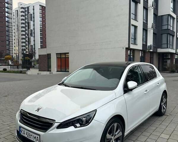 Белый Пежо 308, объемом двигателя 1.56 л и пробегом 93 тыс. км за 15800 $, фото 1 на Automoto.ua