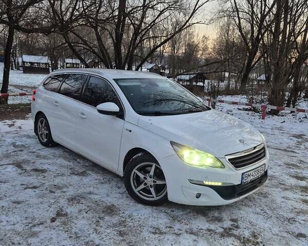 Белый Пежо 308, объемом двигателя 1.56 л и пробегом 267 тыс. км за 10950 $, фото 1 на Automoto.ua