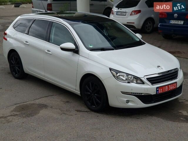 Белый Пежо 308, объемом двигателя 1.6 л и пробегом 220 тыс. км за 9699 $, фото 1 на Automoto.ua