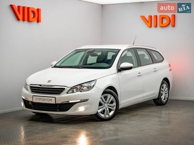 Белый Пежо 308, объемом двигателя 1.6 л и пробегом 126 тыс. км за 12514 $, фото 1 на Automoto.ua