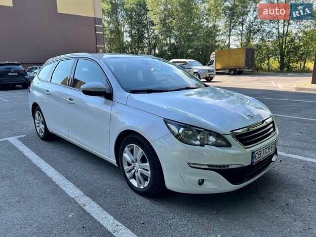 Белый Пежо 308, объемом двигателя 1.6 л и пробегом 128 тыс. км за 9800 $, фото 1 на Automoto.ua